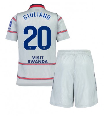 Atletico Madrid Giuliano Simeone #20 Tredjetrøje Børn 2026-27 Kortærmet (+ Korte bukser)